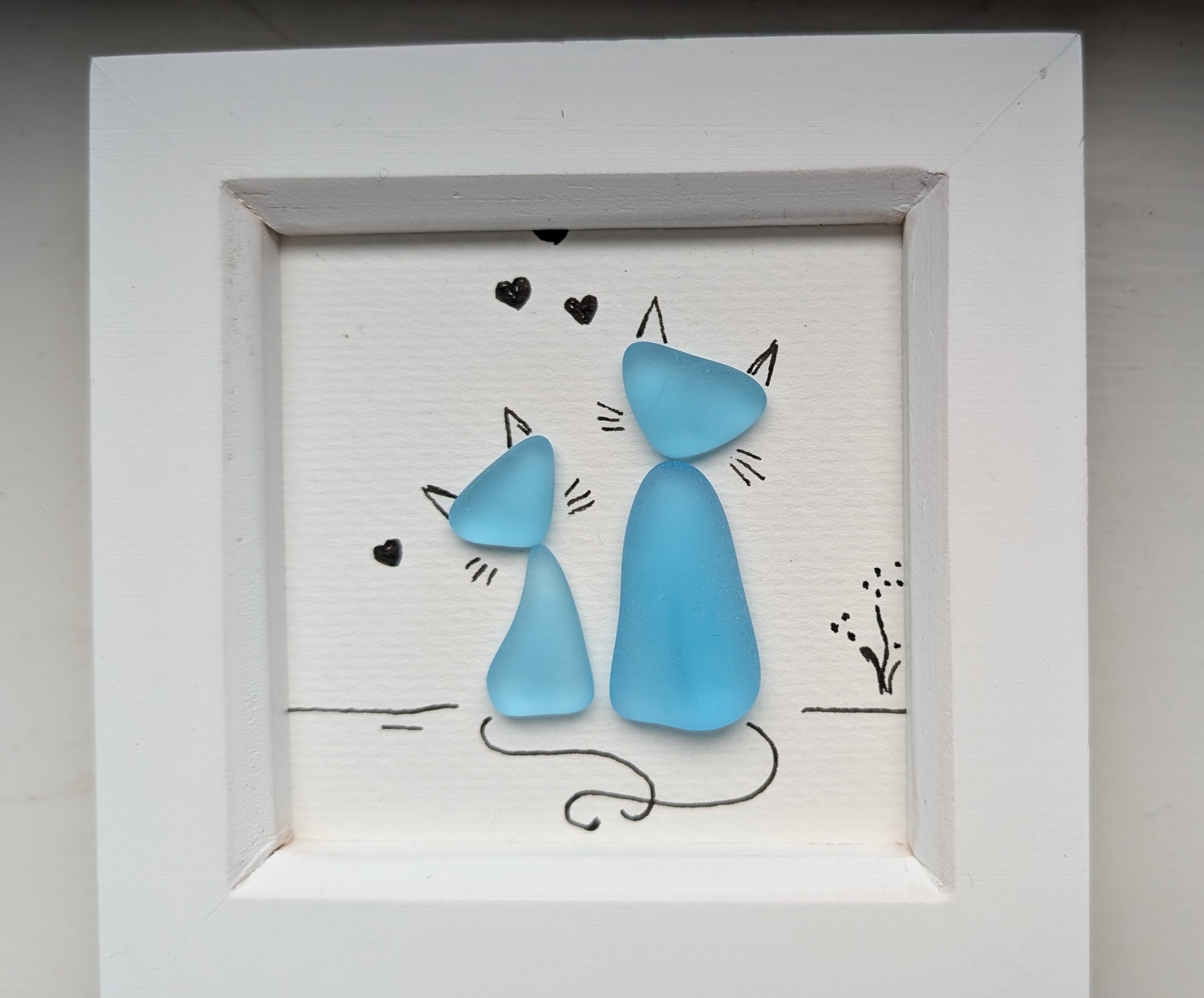 cat and kitten picture, £10