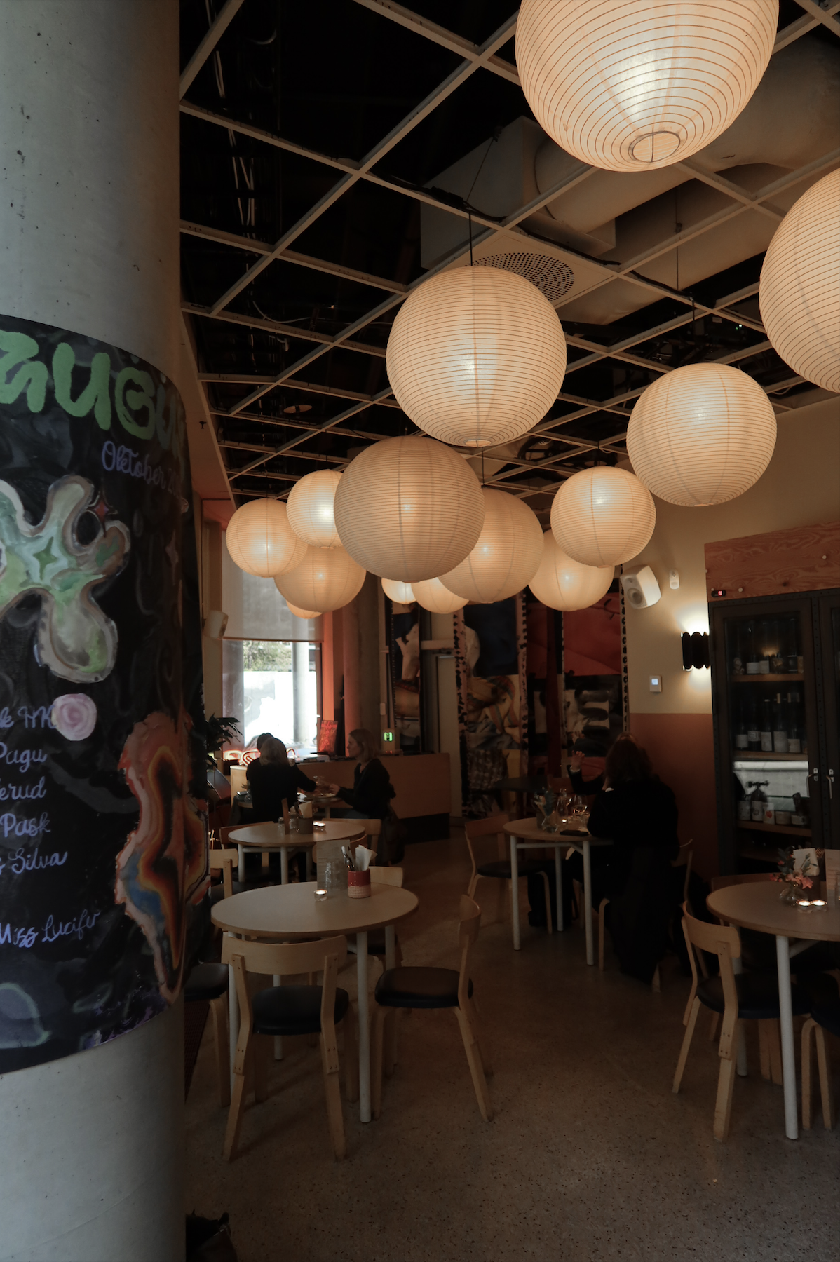 Kafeteria August para una buena cena casual. 