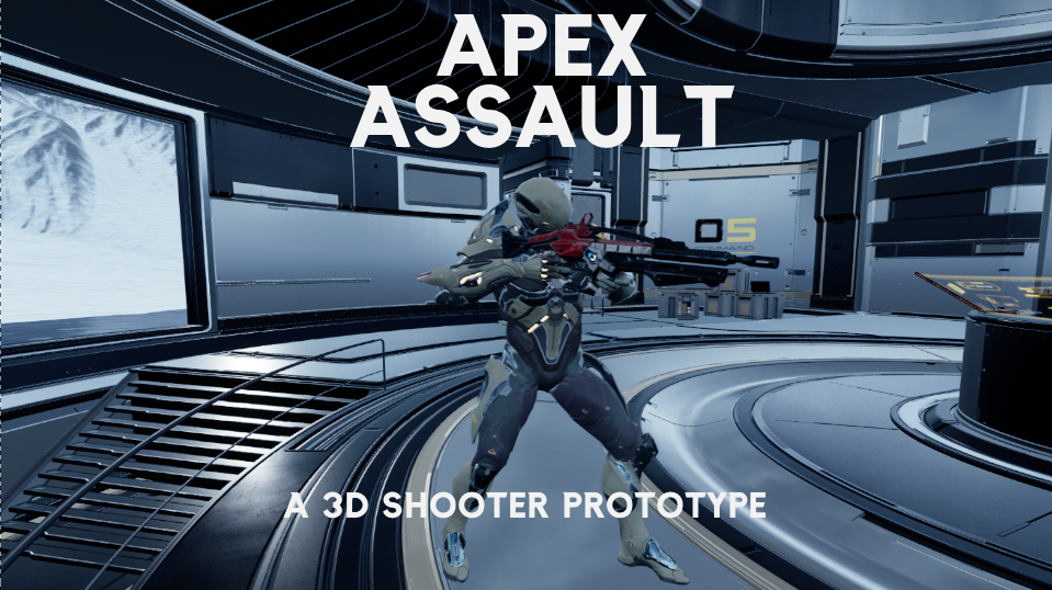 Cover image for Apex Assault, a 3D shooter prototype on itch.io