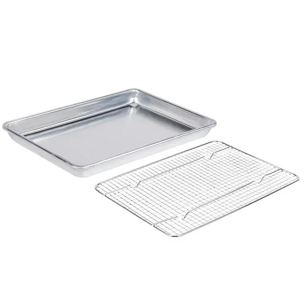 Cooling Rack & Sheet Pan Combo (Quarter Size)