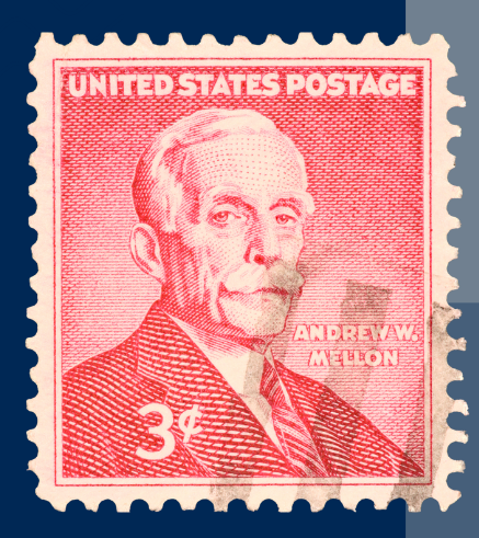 Andrew Mellow postage stamp