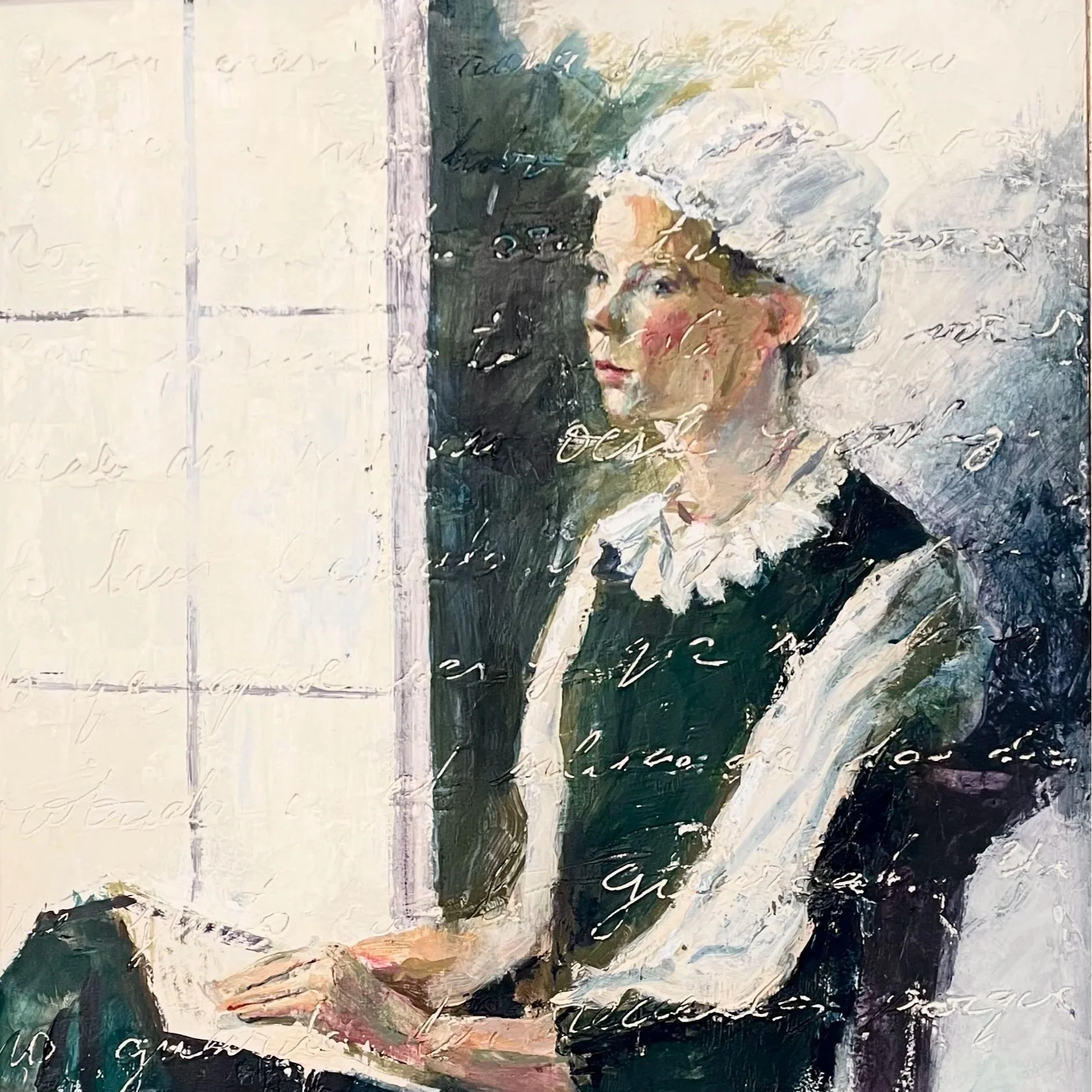 Reader by the window