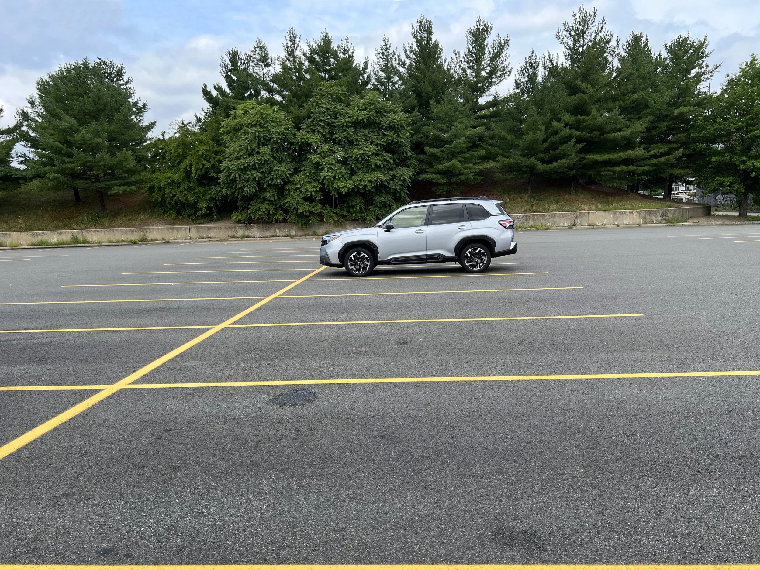 Fresh Pond Mall parking lot; formerly part of The Great Swamp
