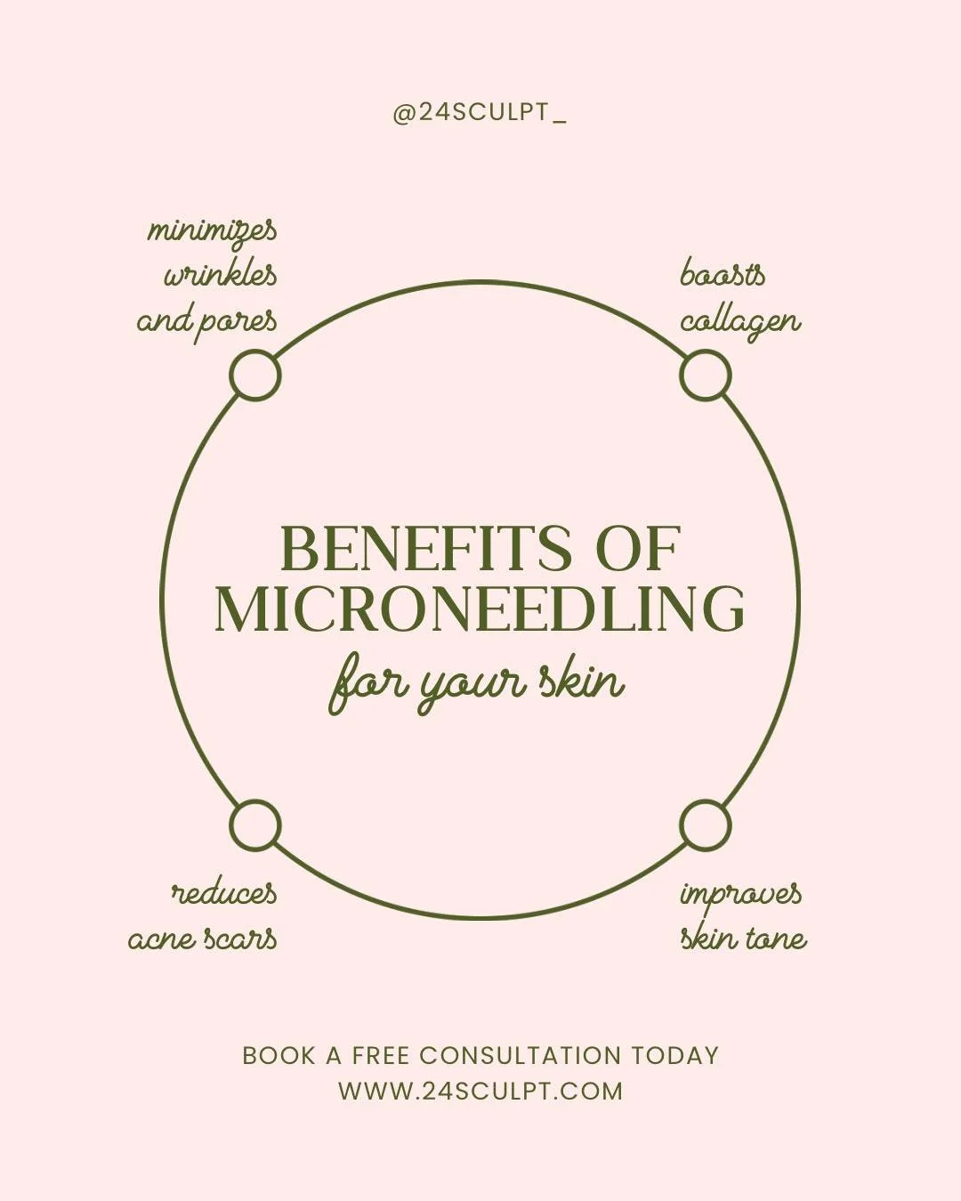 Smooth texture. Even tone. Real skin improvement.

Microneedling works below the surface to stimulate collagen and help reduce wrinkle, pore size and scars while improving overall skin brightness and tone.

Consistency = results ✨

📍24Sculpt Medical