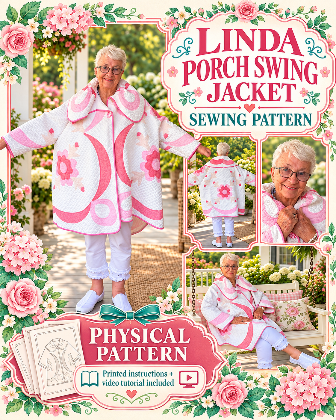 The Linda Porch Swing Pattern- Physical Pattern