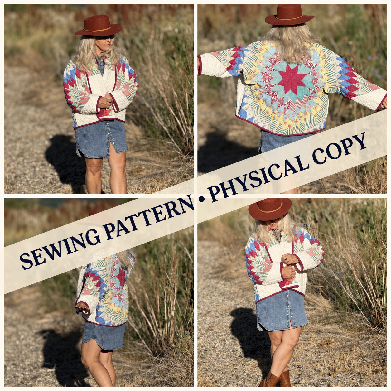 PATTERN - Redhead Revivals Cocoon Style Jacket Pattern- Physical Pattern