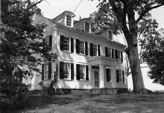 White farmhouse