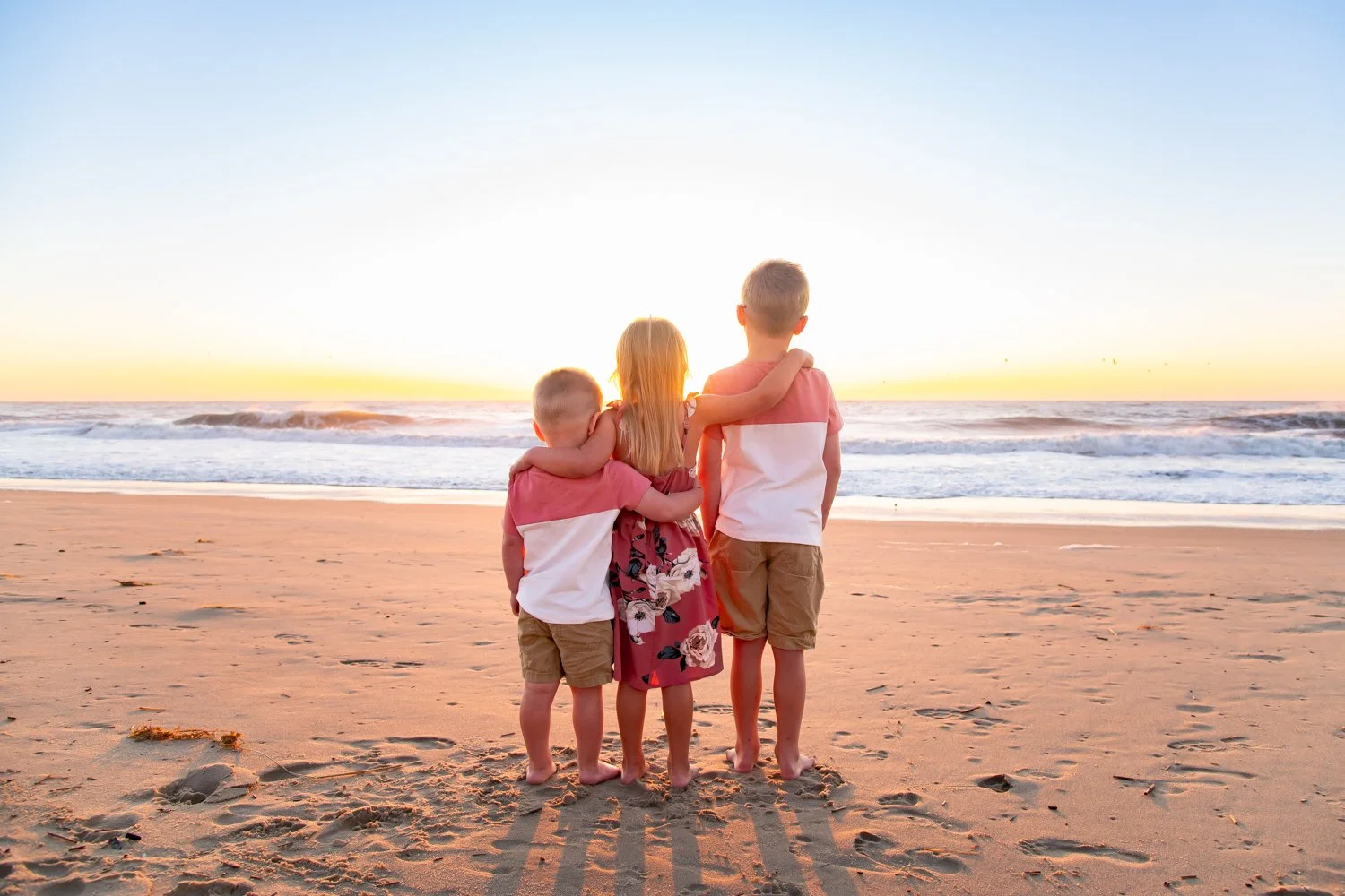 Sunrise session on the beach in Ocean City, mD