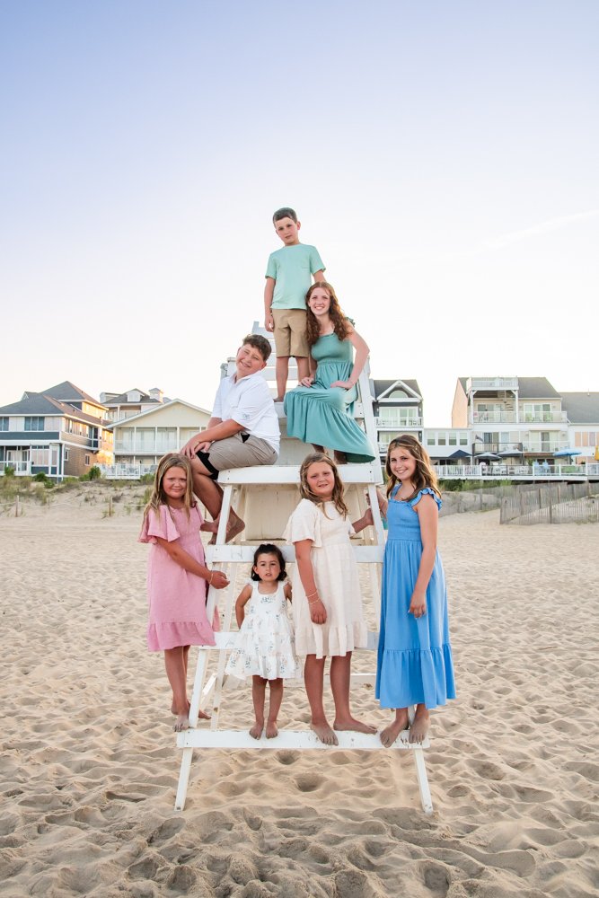 Summer memories captured on the beach in Ocean City, MD