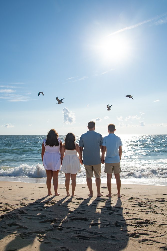 Morning portrait session at Bethany Beach, Delaware