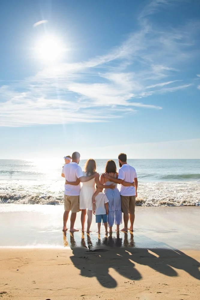 Early morning beach portraits 