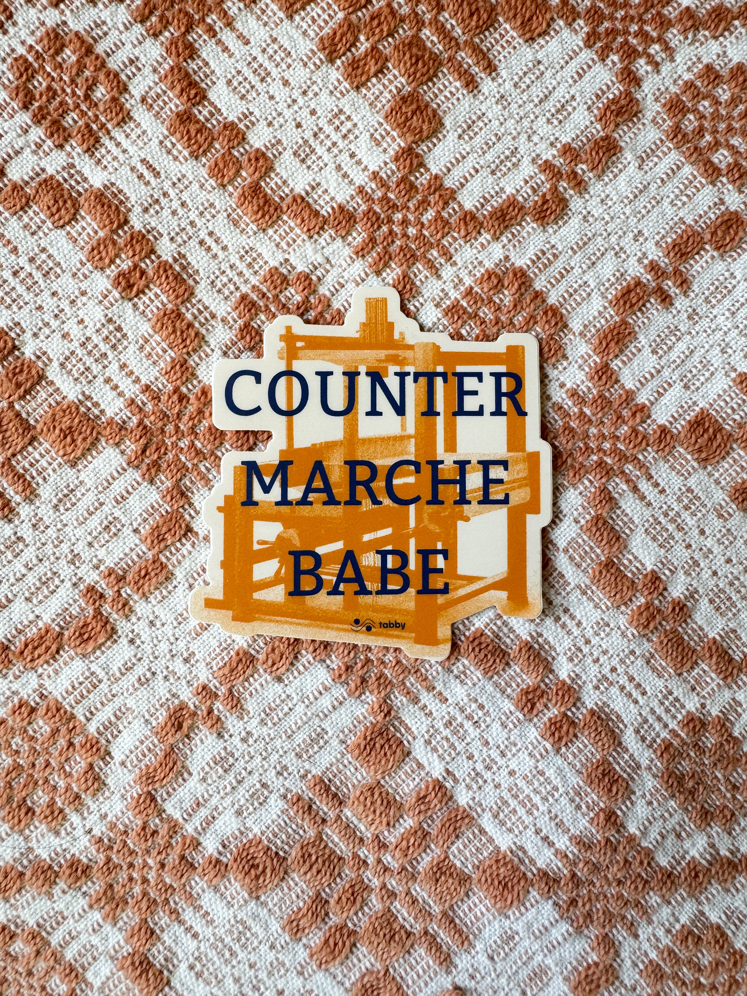 "Countermarche Babe" Sticker