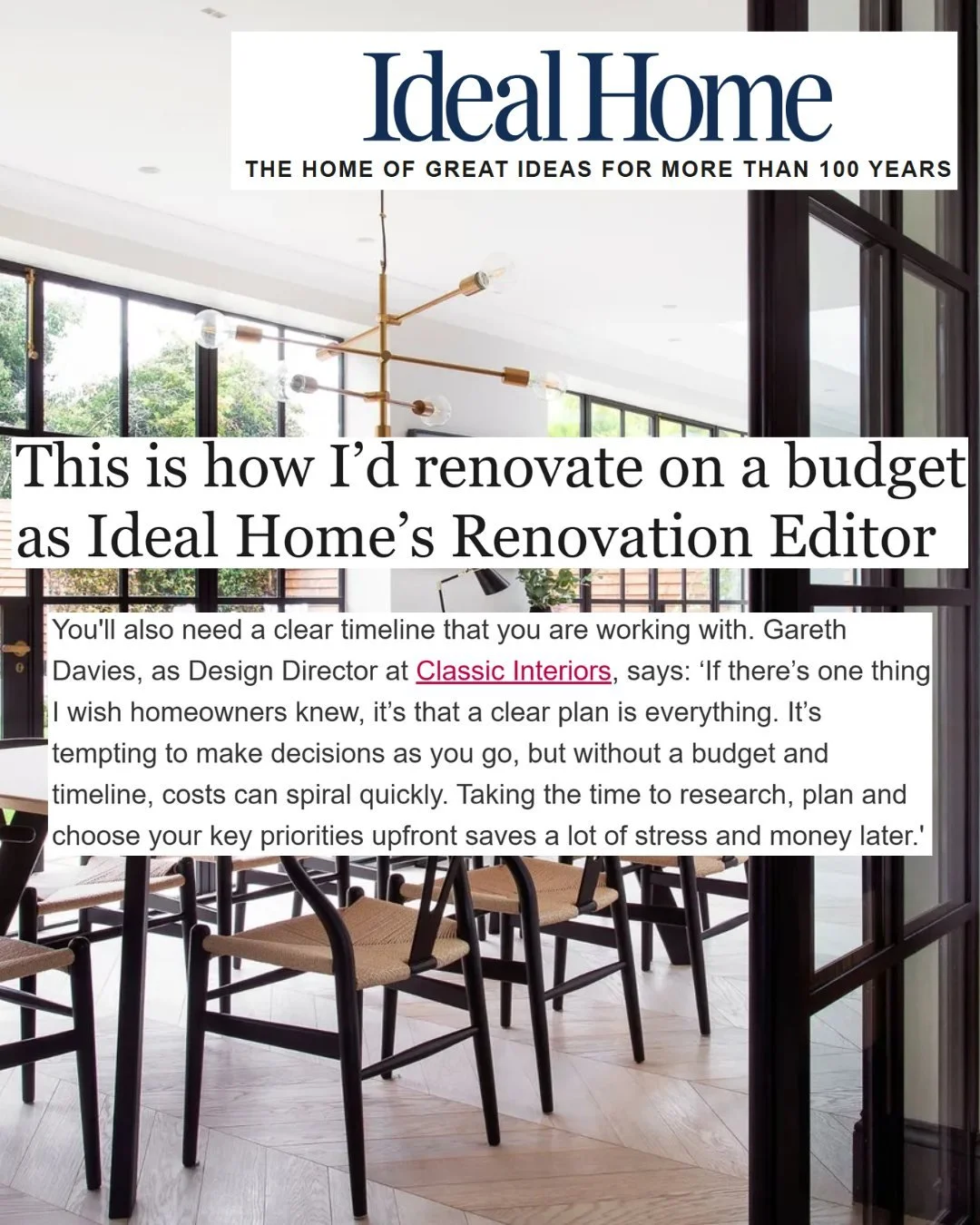 β¨ Big Media Wins Alert β¨
It’s been a busy and brilliant few weeks here at No Strings PR — and our clients have been making headlines! π Here’s where you might have spotted them:
π‘ Classic Interiors in Ideal Home AND Homebuilding