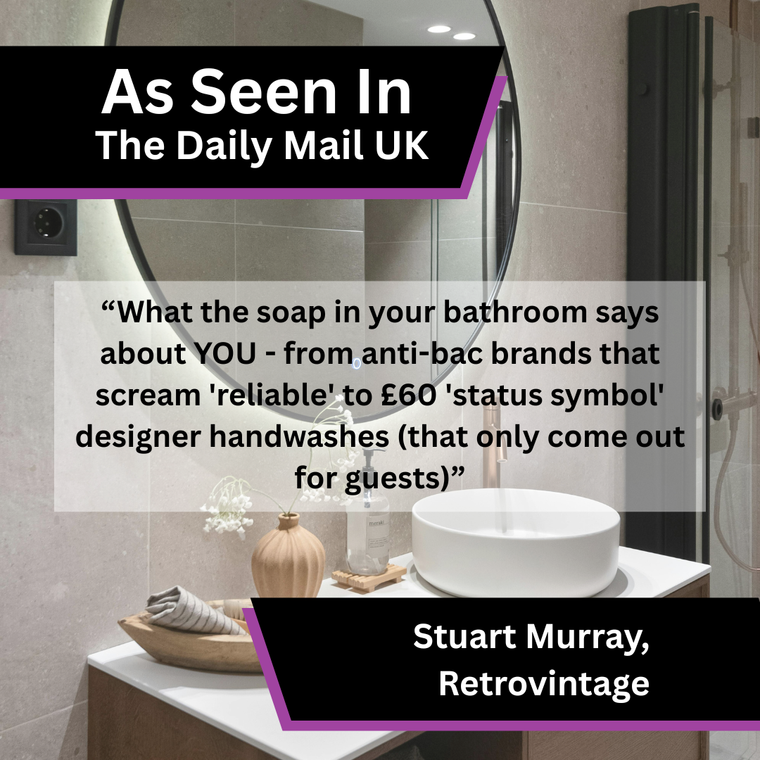 Retrovintage Shares Bathroom Style Advice in The Daily Mail UK