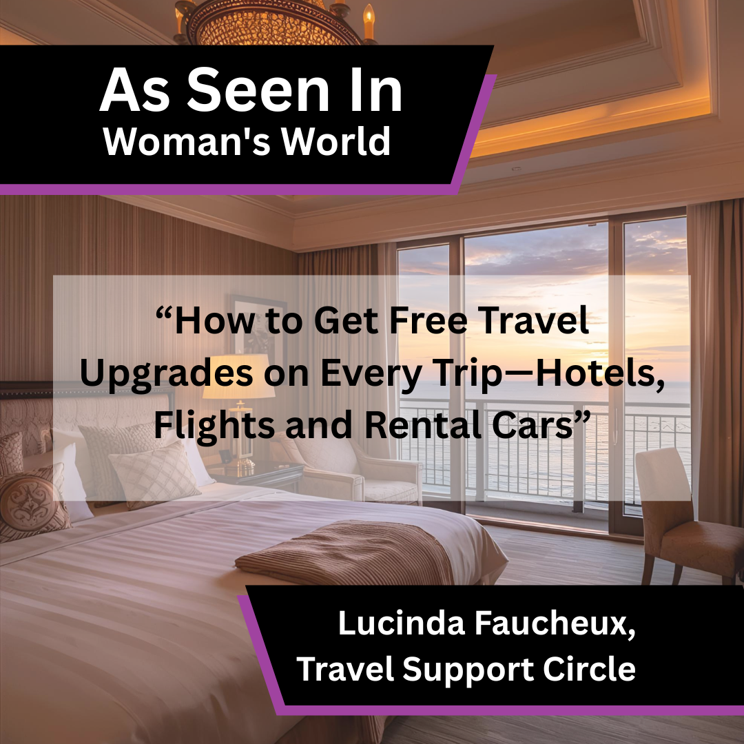 Travel Support Circle Shares Travel Upgrade Advice in Woman's World