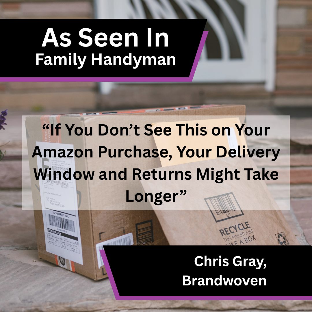 Brandwoven Shares Amazon Purchase Advice in Family Handyman