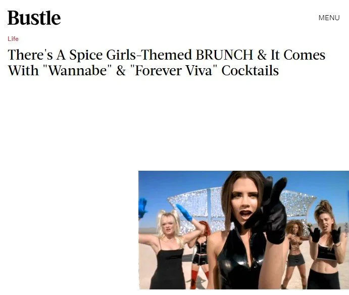Bustle Spice Girl Theme Brunch