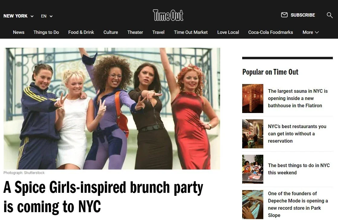 Spice girls NYC