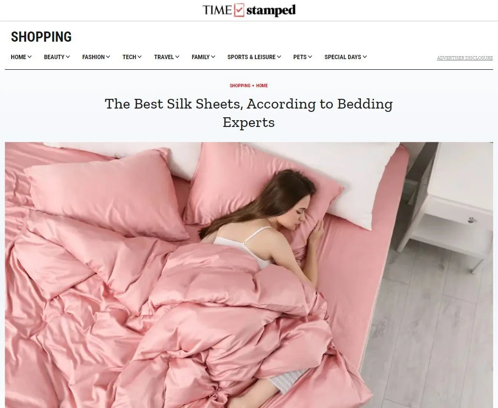 The best silk sheets