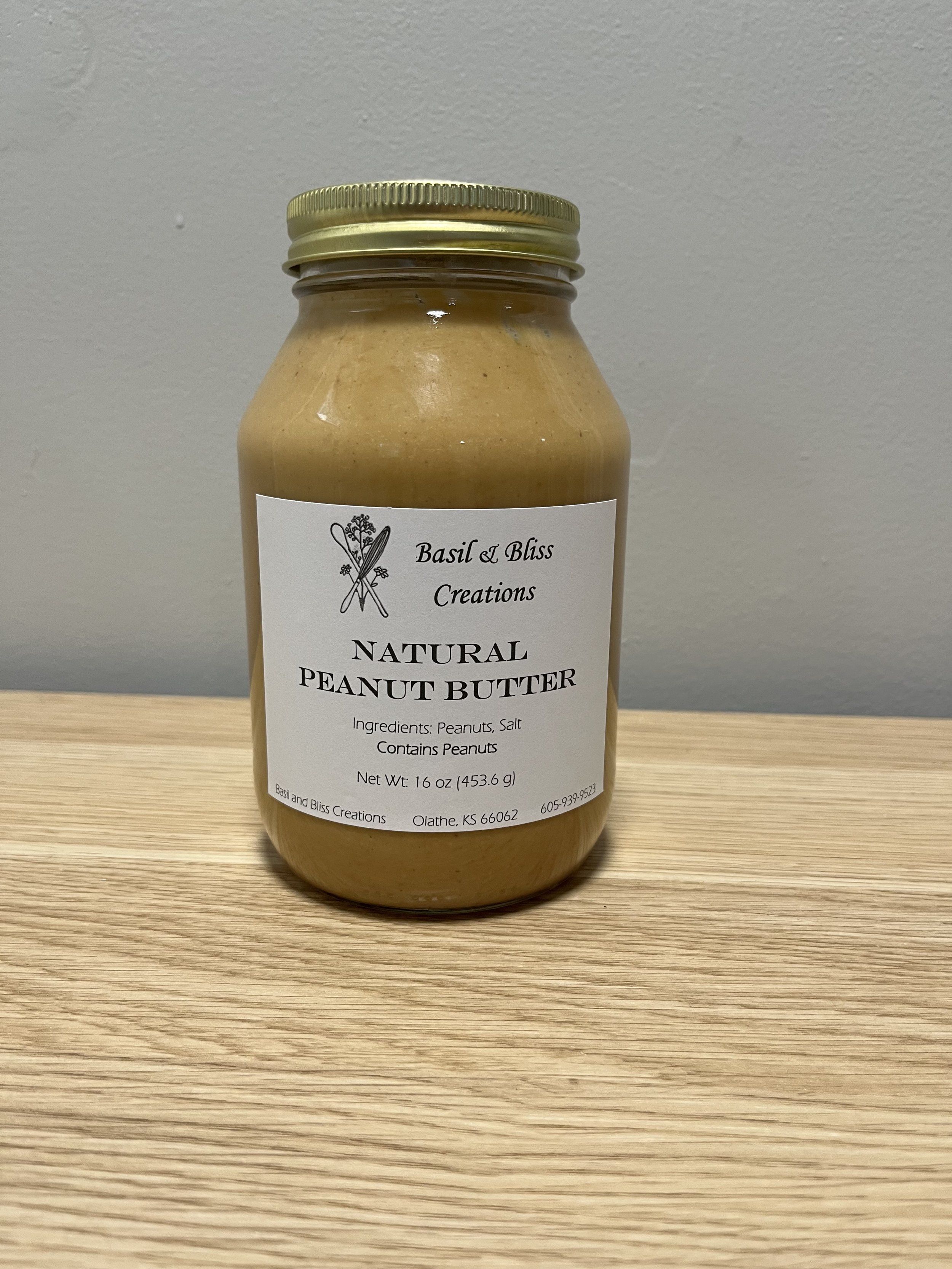 Natural Peanut Butter (32 oz)