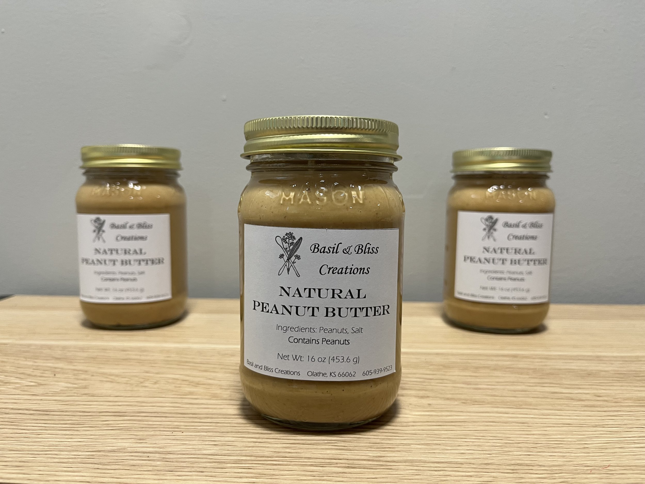 Natural Peanut Butter (16 oz)