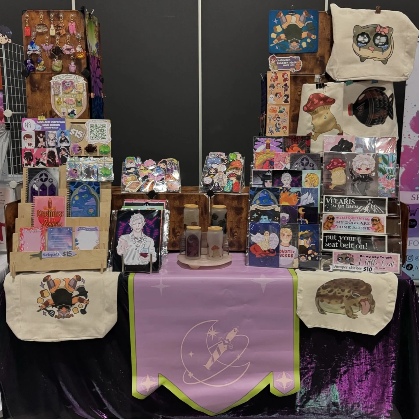 Come say hi at @kaigaconvention today!! I&rsquo;m at table N9 and participating in 2 stamp rally&rsquo;s which are either free or super low cost so come check it out!