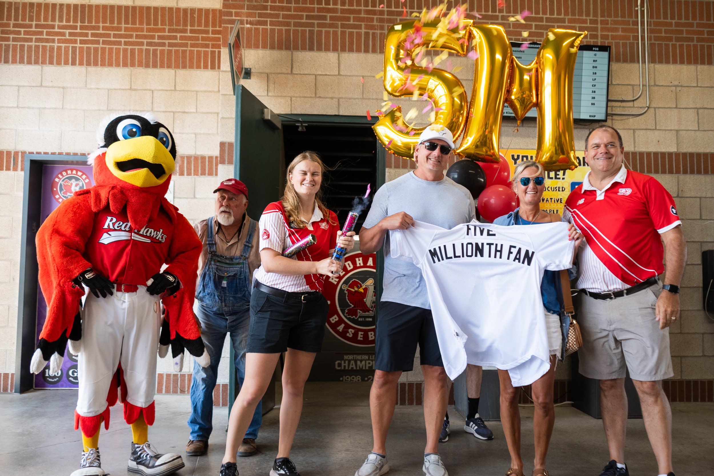 Redhawks welcome five millionth fan in franchise history