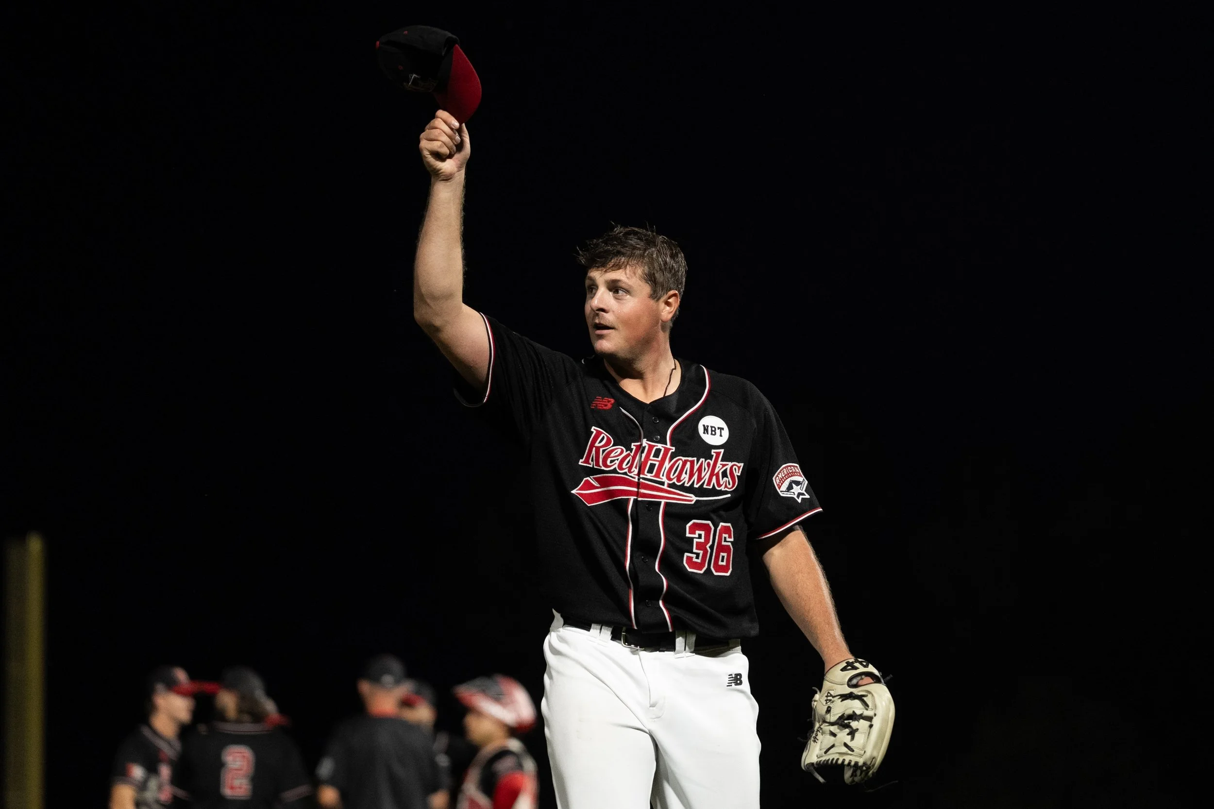 Dykhoff shoves, Sermo homers in RedHawks’ win against Winnipeg