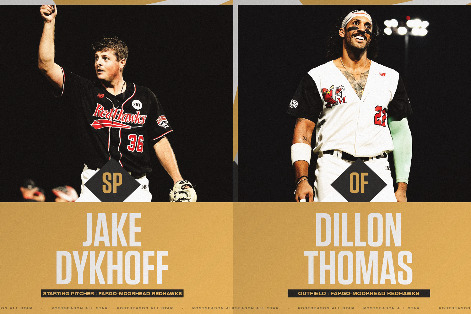 Dillon Thomas, Jake Dykhoff earn AAPB Postseason All-Star Spots