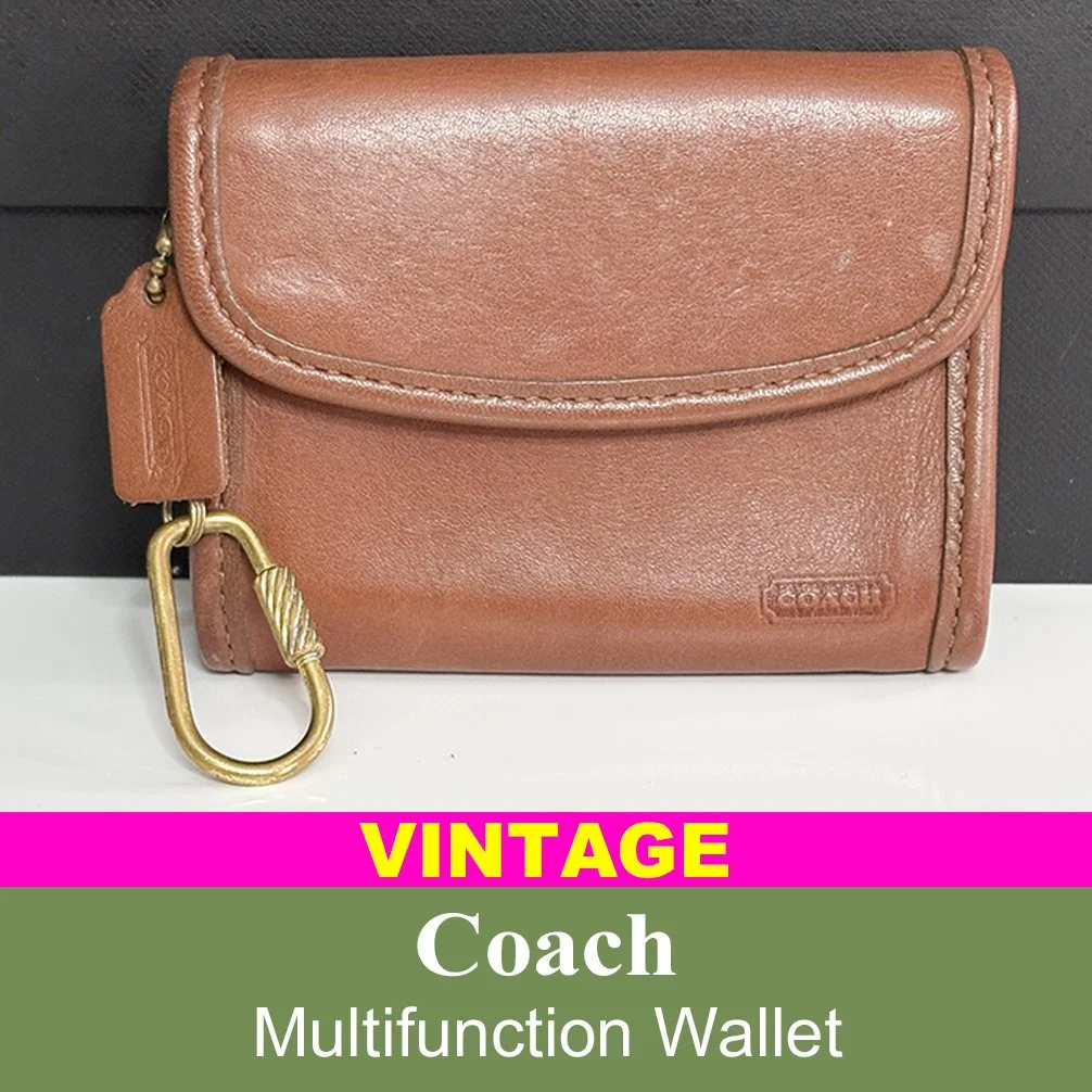 Vintage Coach multifunction wallet