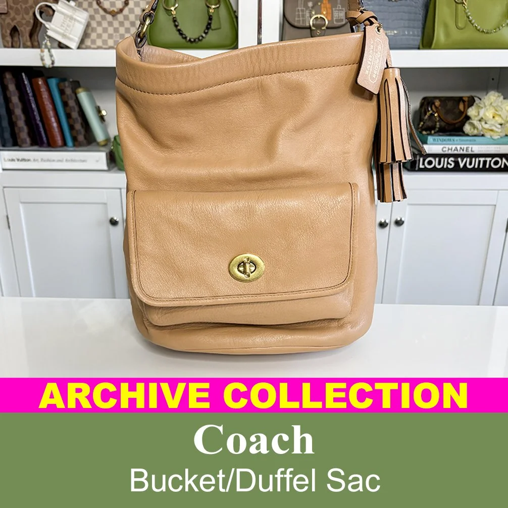 Coach archive bucket/duffel sac