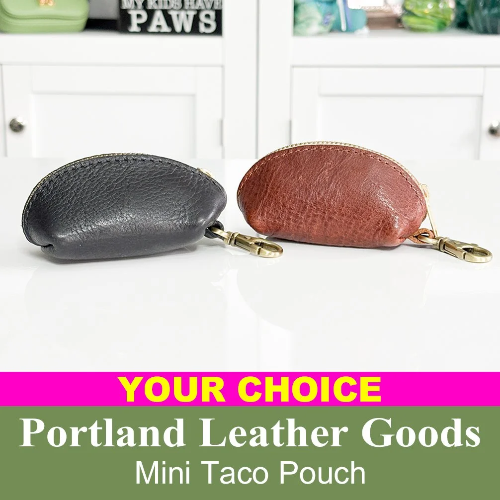 Portland Leather Goods mini taco pouch