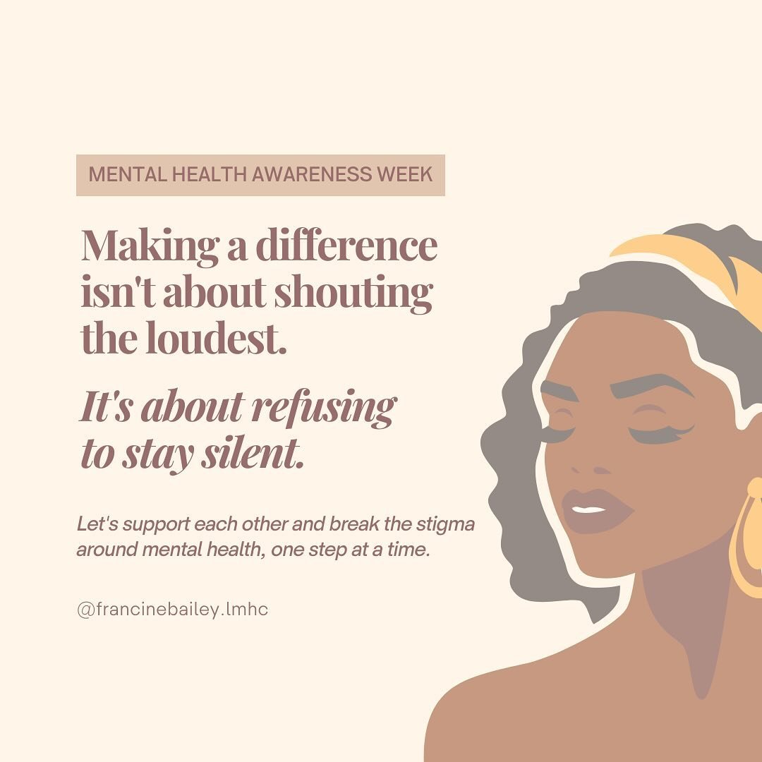 As we observe Mental Health Awareness Week, let&rsquo;s acknowledge the unique struggles and obstacles that Black individuals face in navigating their mental well-being within a society marked by social and racial disparities.

Take a moment today to