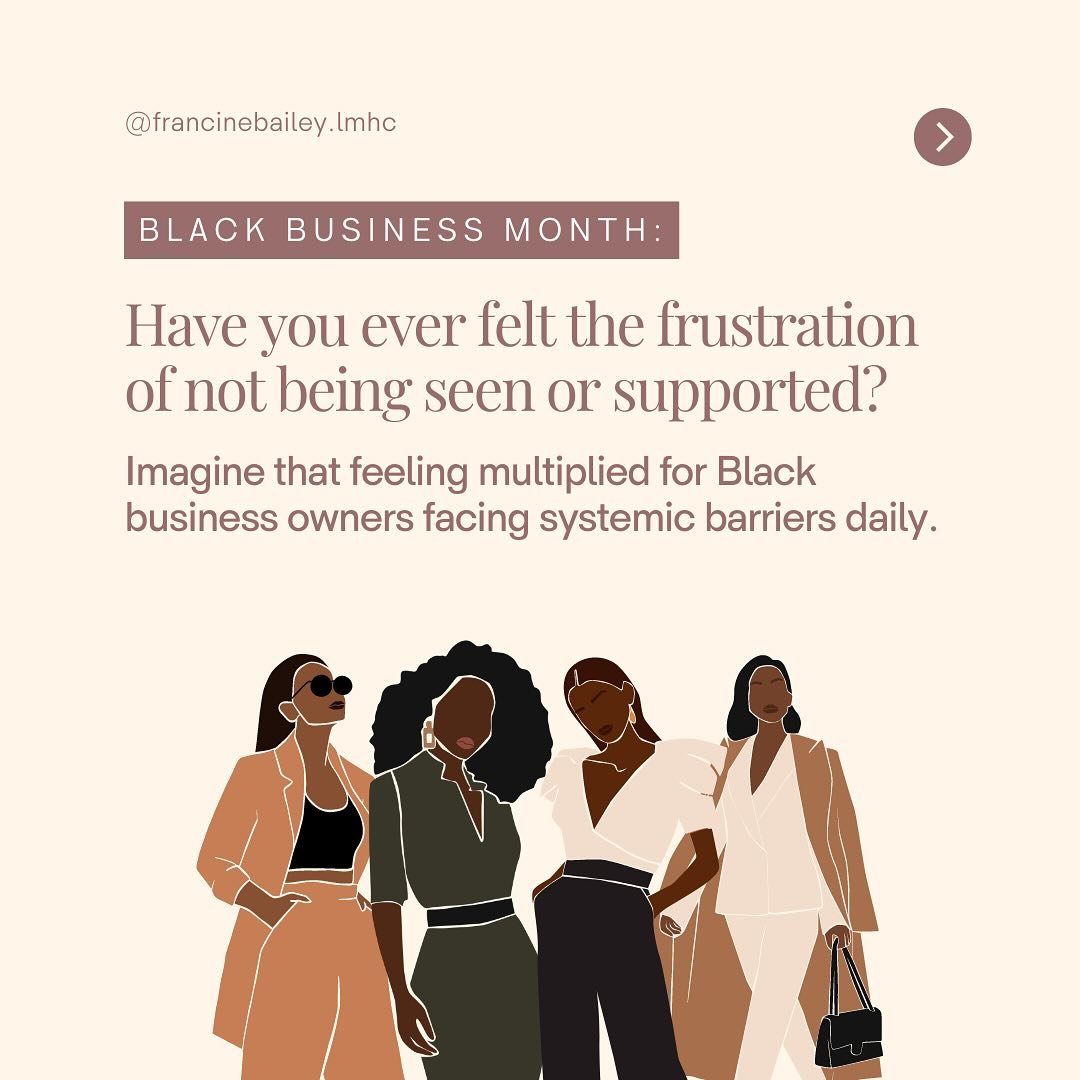 Supporting Black-owned businesses isn&rsquo;t just a one-time act&mdash;it&rsquo;s a step towards systemic change. 📣

Black Business Month is our chance to celebrate and uplift Black entrepreneurs who bring innovation and create opportunities in our