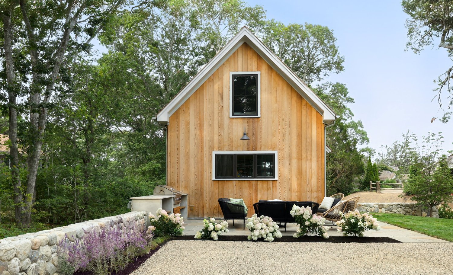 Modern barn-style exterior