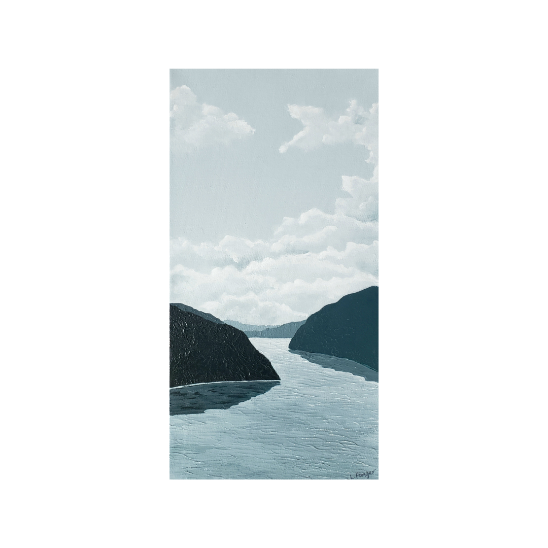 Through the Narrows - 10"w x 20"h