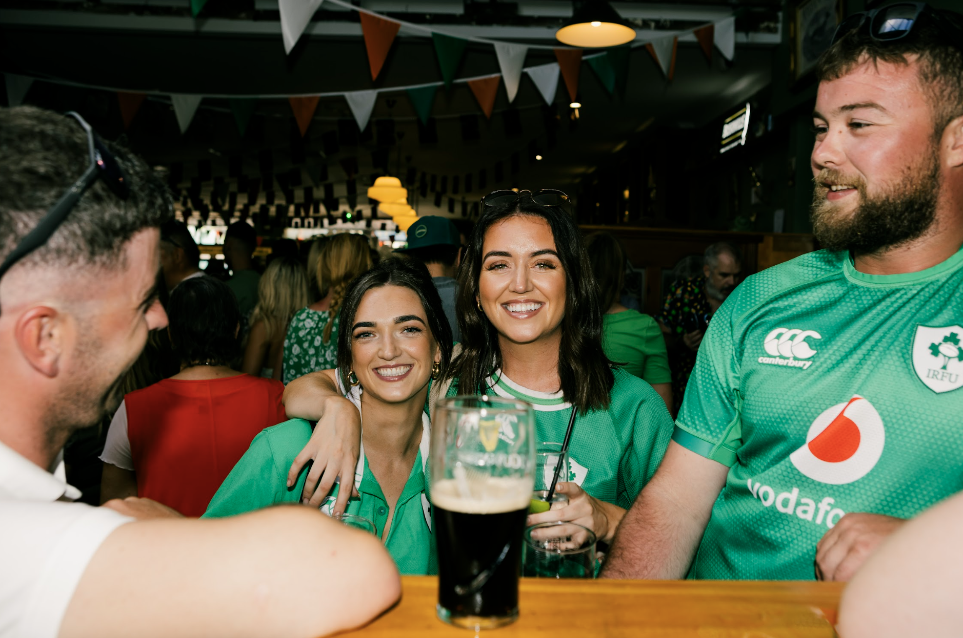 girls at an irish bar