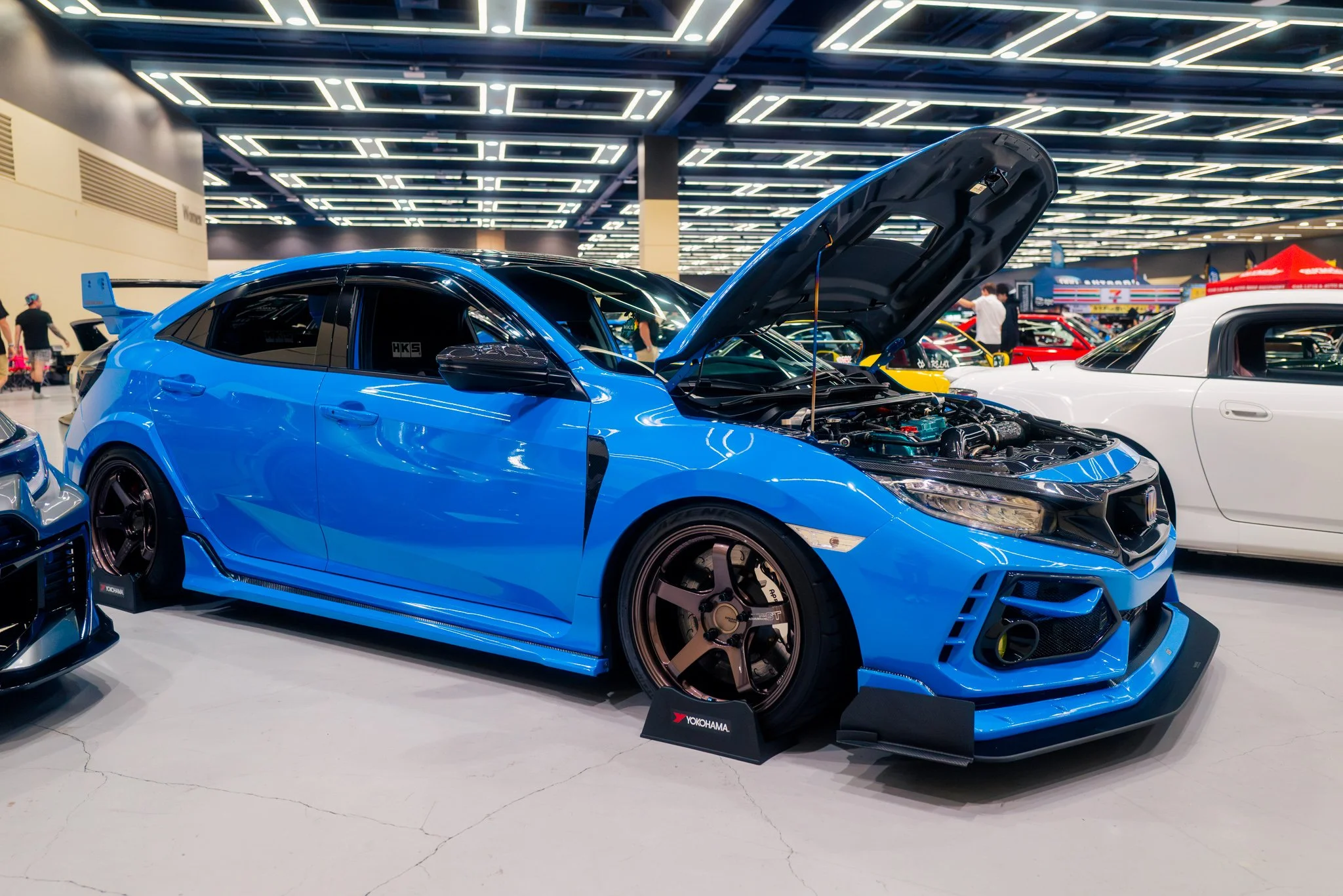  Josue Montenegro’s Boost Blue Honda Civic Type R. It won a well deserved award that day.  