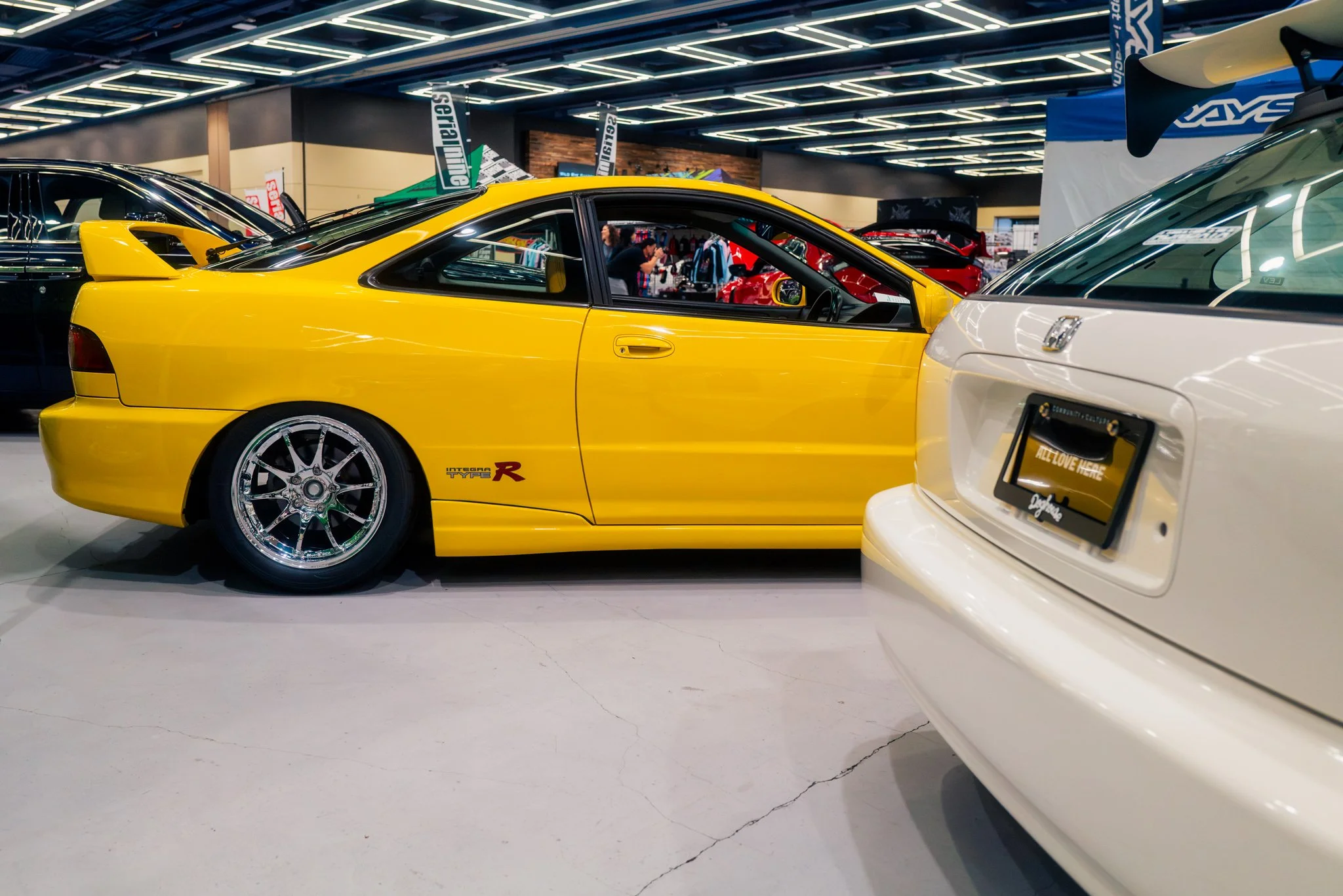  Tony’s Integra Type R peeks out. 