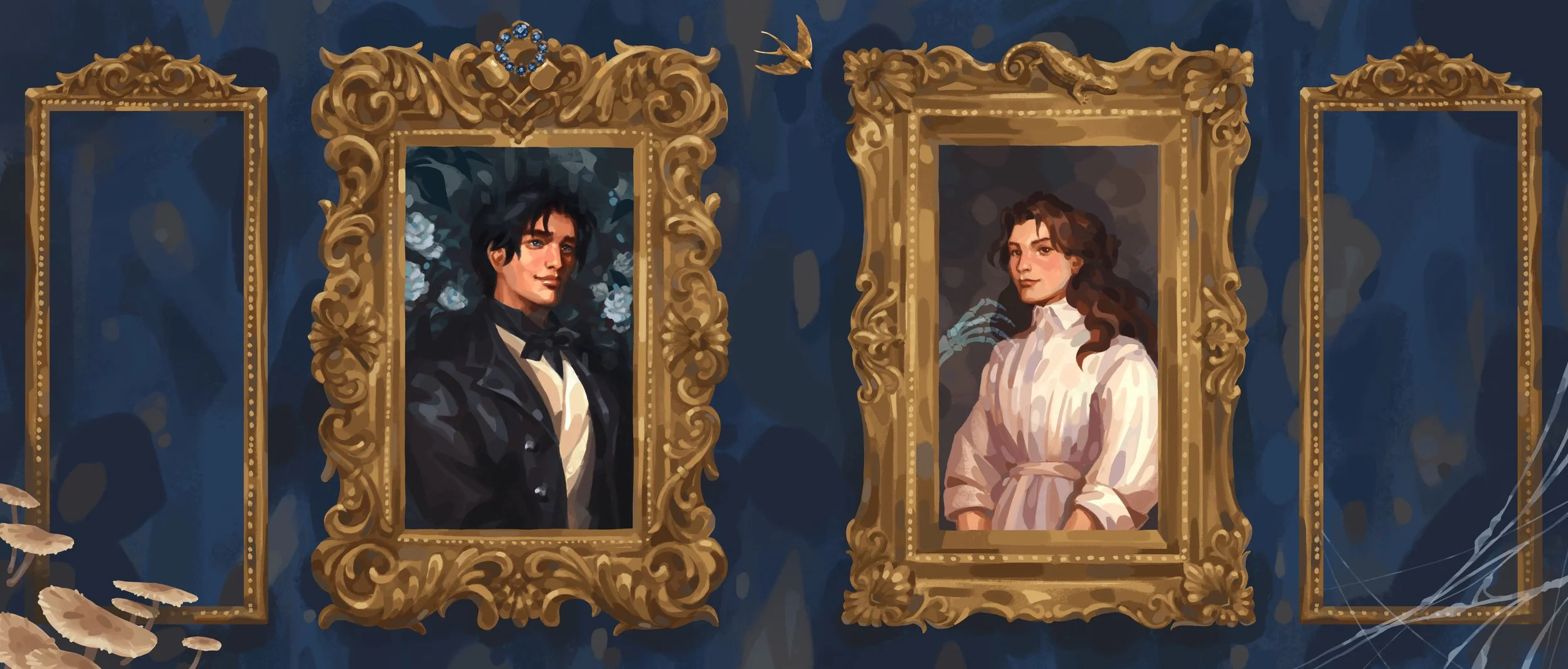 THE HOUSE SAPHIR by Marissa Meyer - OwlCrate Nov 2025 YA Reversible Dust Jacket