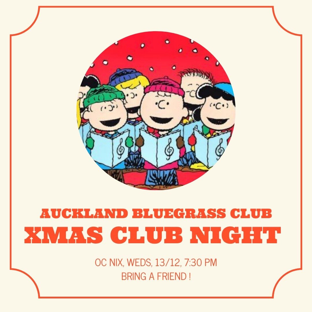 Howdy folks,

The silly season is upon us and well it wouldn't be the holidays without our Xmas Club Night! Come along, bring a friend, bring a couple of holiday songs (the more irreverent the better) and come and enjoy some great company, food and c