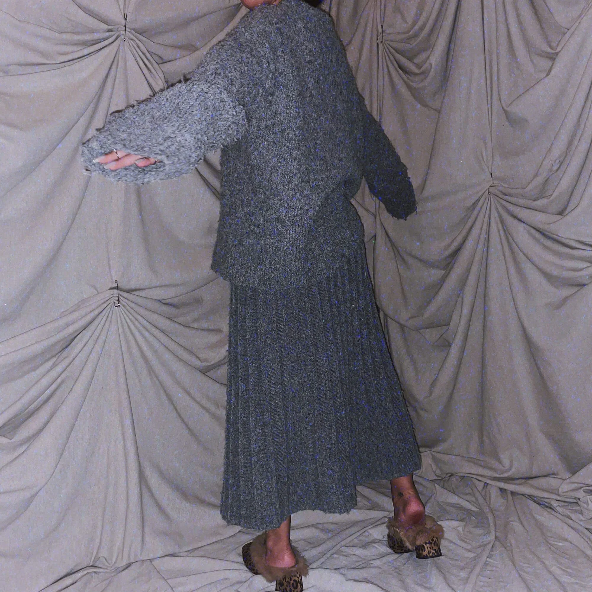 Oversized Very Warm Winter Wool Set