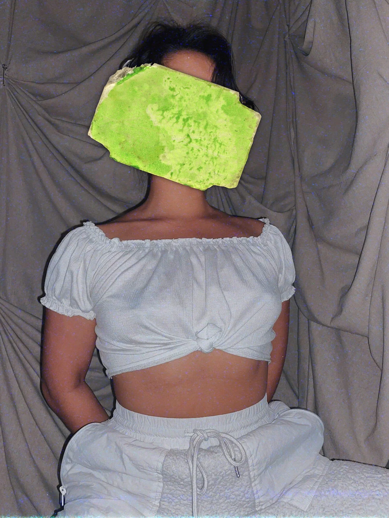 1 lover girl bubble top - white square neck crop top - ennis process artist ego death estate sale fashion style consignment thrifting.jpg