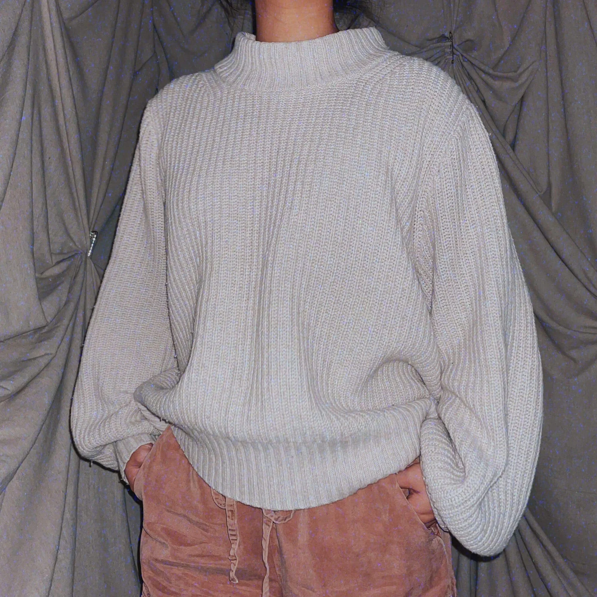 Knit Sweater in the Shade Cold Sand