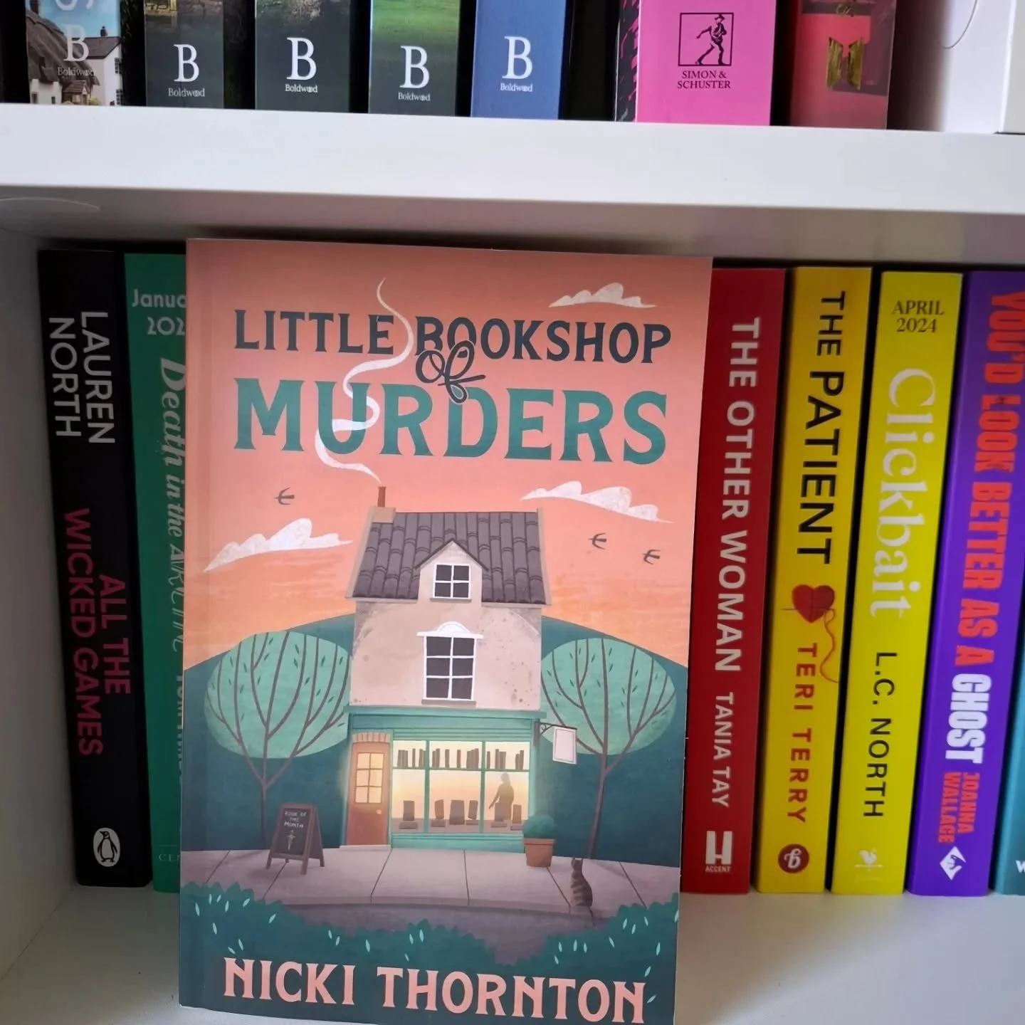One burnt out lawyer
One shiny new bookshop
One dead customer!

Make sure you add this to your cosy crime TBR. 
It has all the things we love about a good whodunnit, fantastic characters, a new small community, twists, finger-pointing and a killer fi