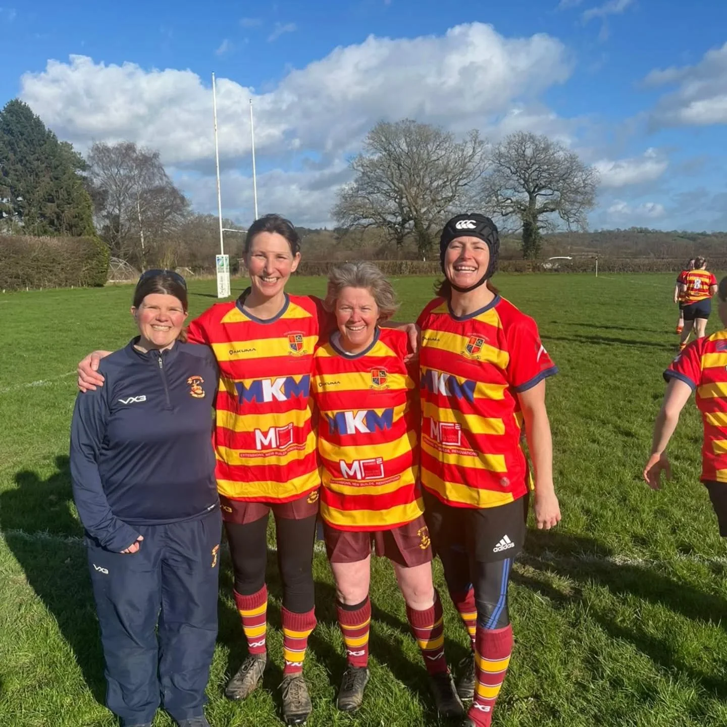 48 years old and today I played in my first ever contact rugby match. 
Only 3 of us from @malvernrfc could make it so we buddied up with the INCREDIBLE women of @oldsaltsrfc @worcesterrfc_women and the hosts @fivewaysladiesrugby 

I made mistakes and