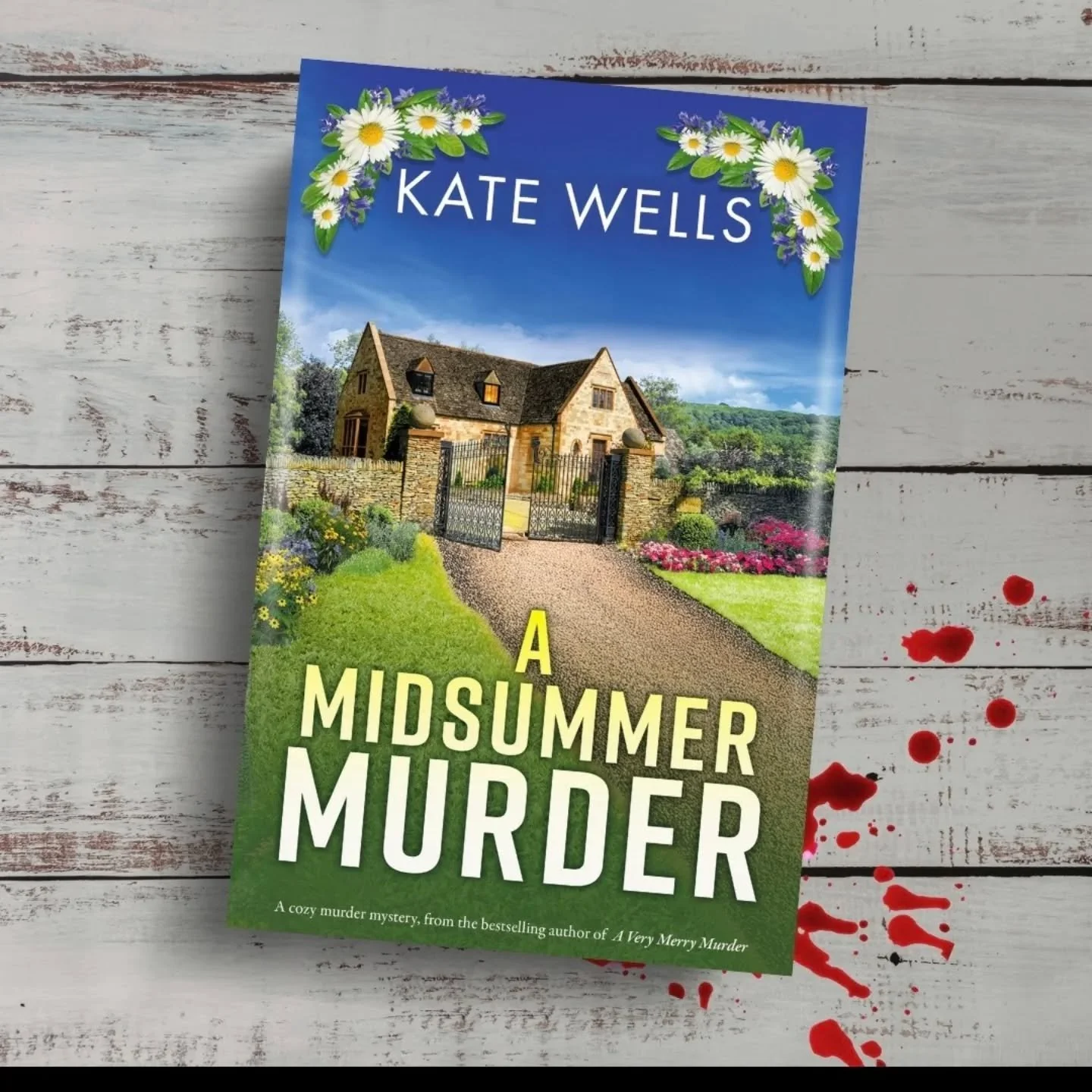 Cover reveal time!! 
Book 7 in the Malvern Farm Mysteries series is coming in April. 
This time we are transported to a hot and sunny summer solstice where a wellness retreat is being planned. 
Farmer Jude is roped in to help out when the organiser r