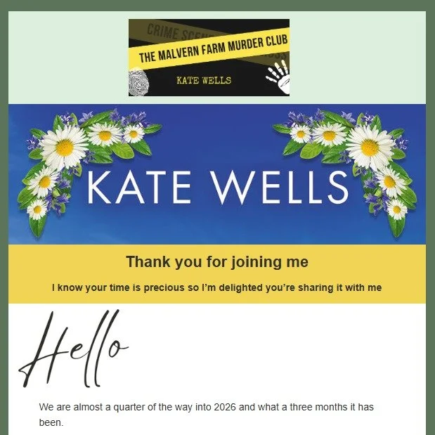 NEWSLETTER TIME!!
I have just been polishing the finishing touches of my spring newsletter.
As well as exclusive news, I have put together some word puzzles to tickle your brain and a review for one of my favourite books published last year. 

To sig