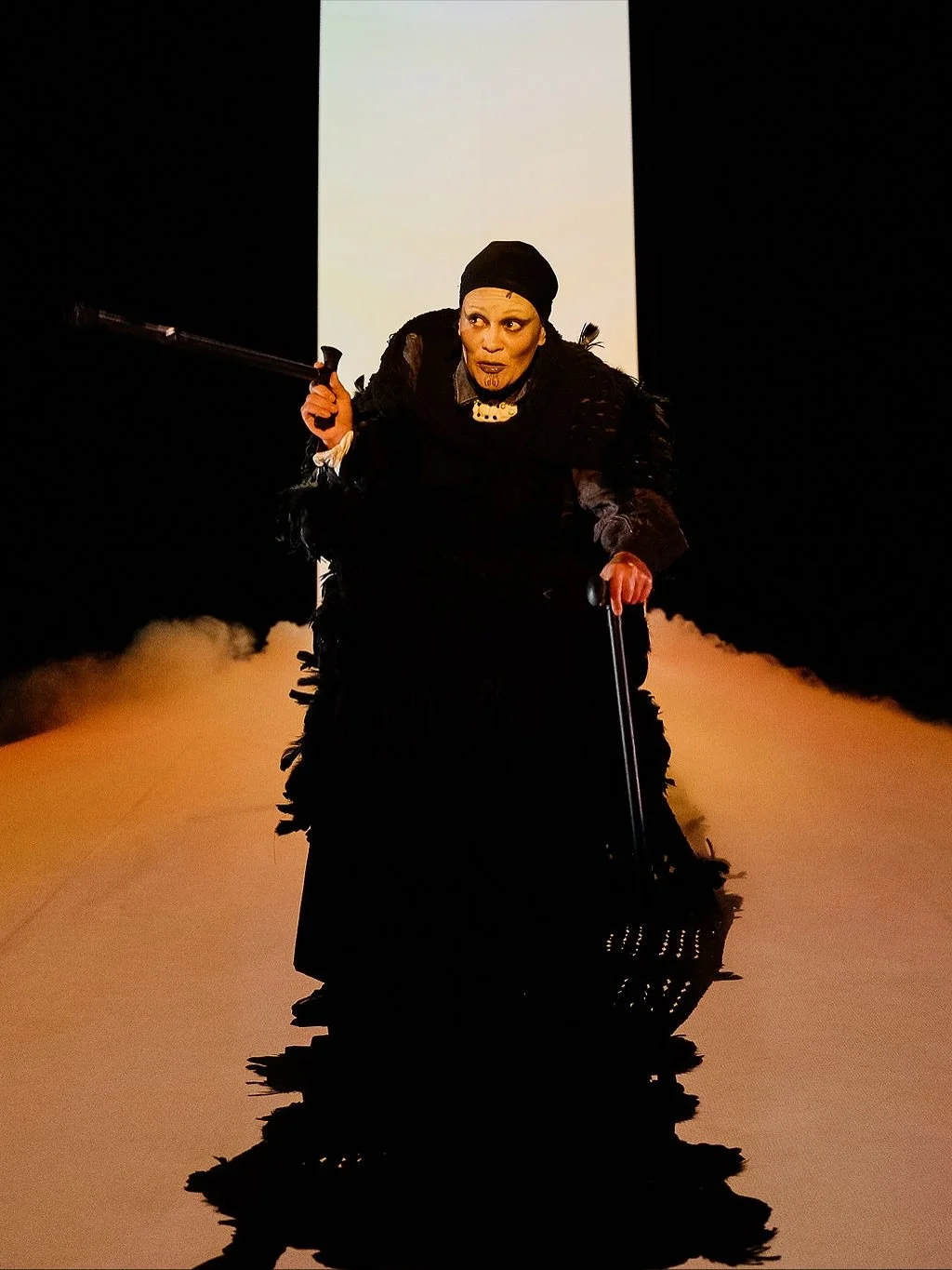 Tiri opened as an otherworldly portal to integrated timelines. The physical and spiritual were one, the sky and the earth were touching, and all lives were inextricably connected. 

A haunting shadow emerged. As the domineering figure moved closer to