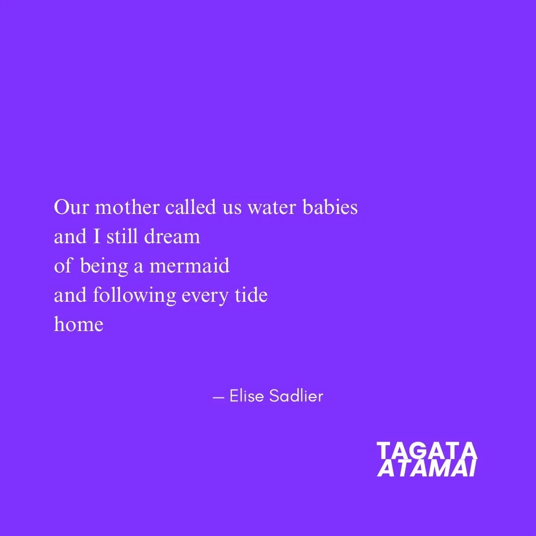 Excerpt from &lsquo;I look to the ocean wherever I go&rsquo; by Elise Sadlier @elise_sadlier 🌀 Poem featured in Moana: Voices of Our Ocean 🌊🌊📘 @tagataatamai 

Moana: Voices of Our Ocean is a collection of poems that was written for and by the des